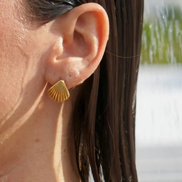 Shell Stud sırğalar - Image 5